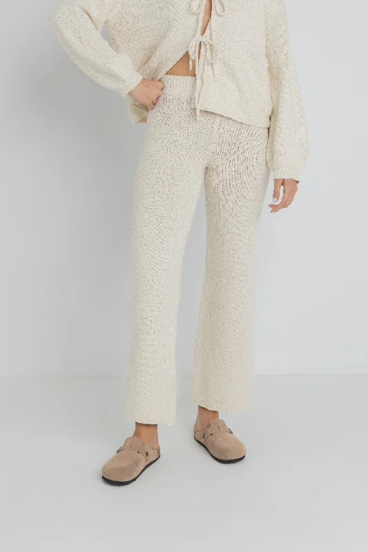 Emmie Knit Pants Natural