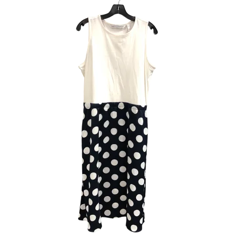 Dress Casual Maxi By Cmc In Cream, Size: L